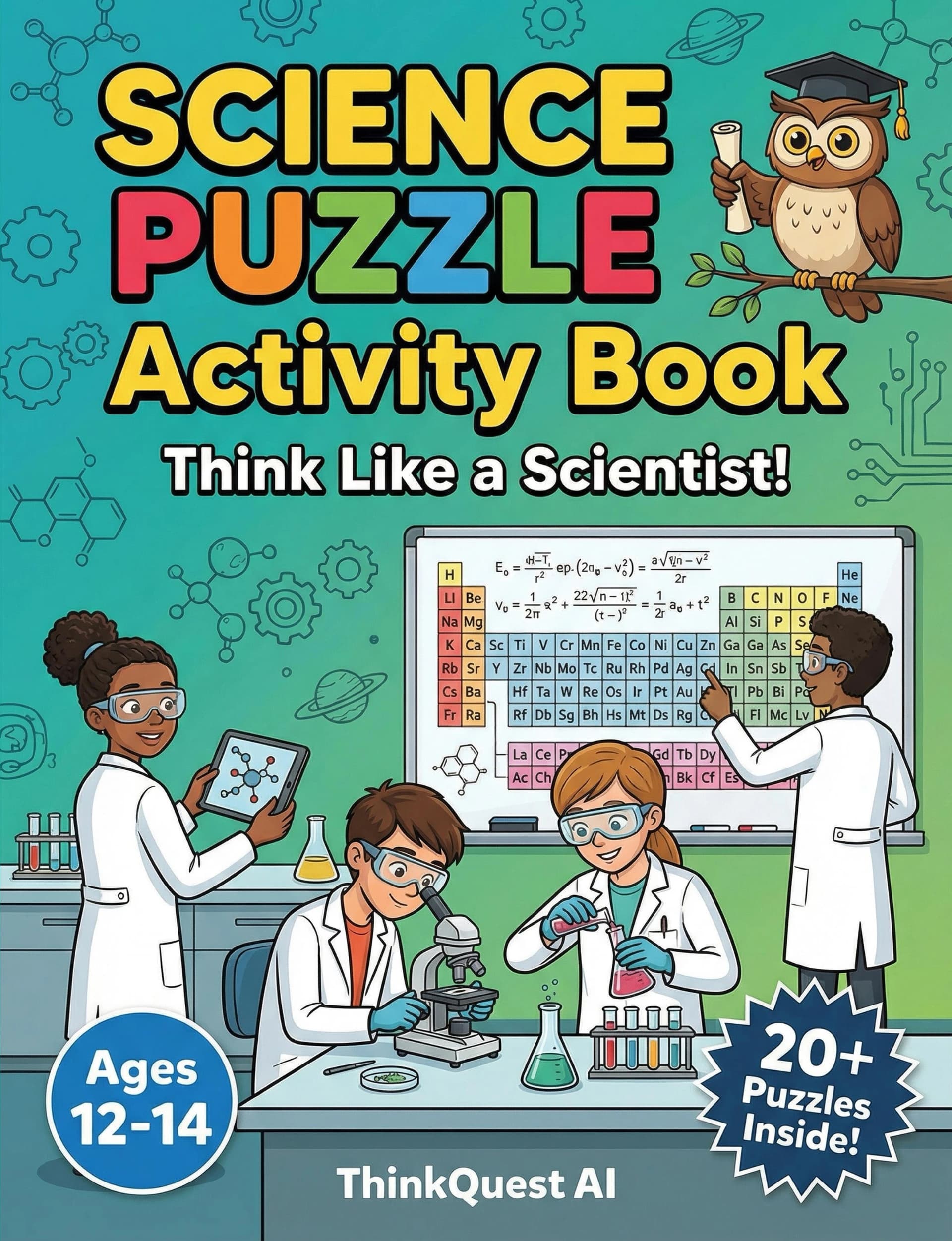 Science Puzzle Activity Book