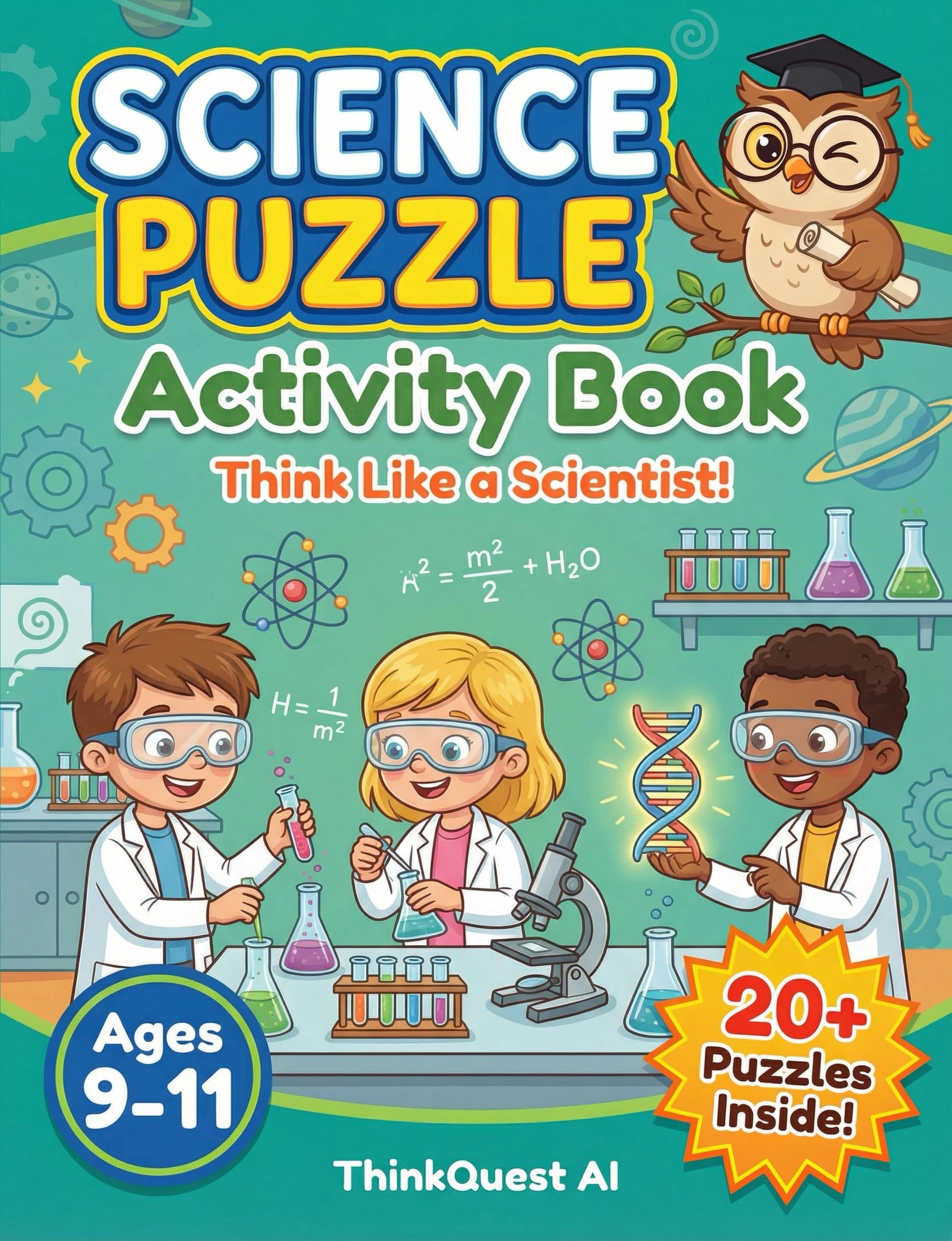Science Puzzle Activity Book